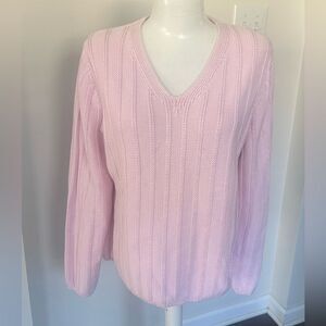 346 Brooks Brothers Pink Supima Cotton Sweater XL